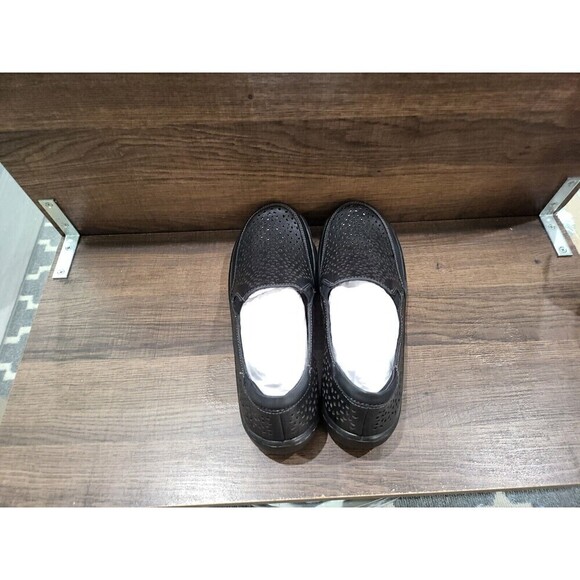 Clarks Women's Collection Cora Sky Flats Black Leather 8.5N New - Picture 4 of 10